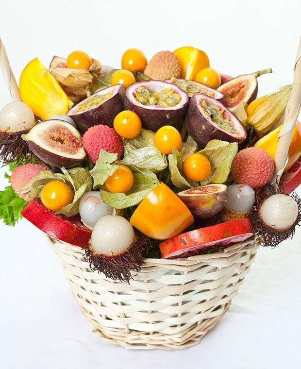 Bouquet di frutta esotica