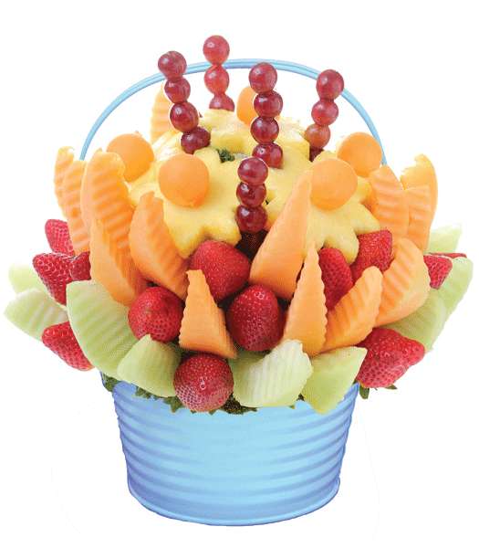 Bouquet di frutta semplice da realizzare