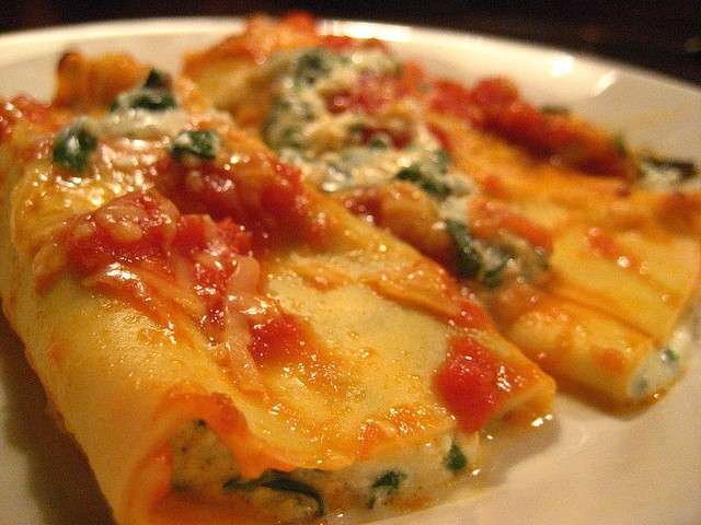 Cannelloni ricotta e spinaci