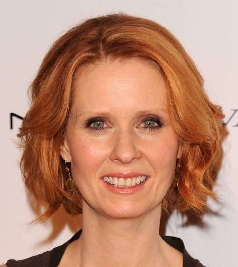 Capelli rossi di Cynthia Nixon