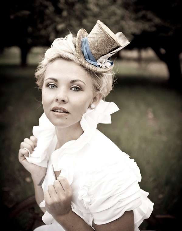 Cappello da sposa simpatico