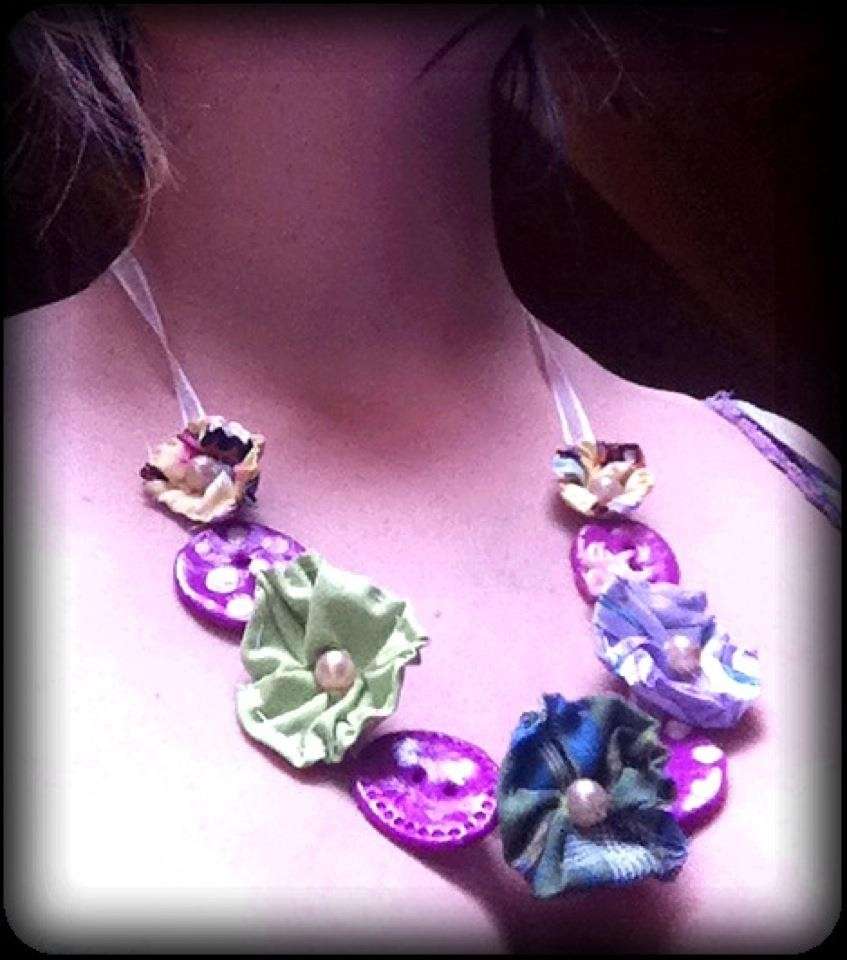 Collana con i fiori