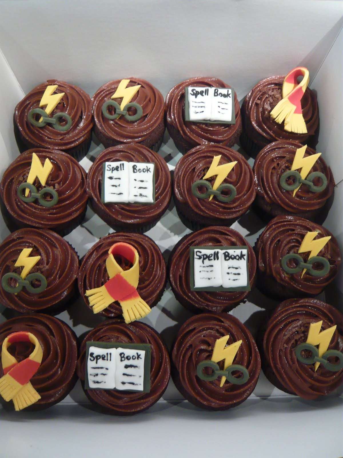 Cupcake al cioccolato di Harry Potter