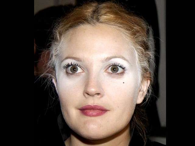 Errore make up alla Drew Barrymore