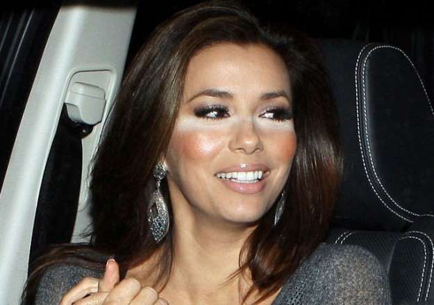 Eva Longoria errore make up