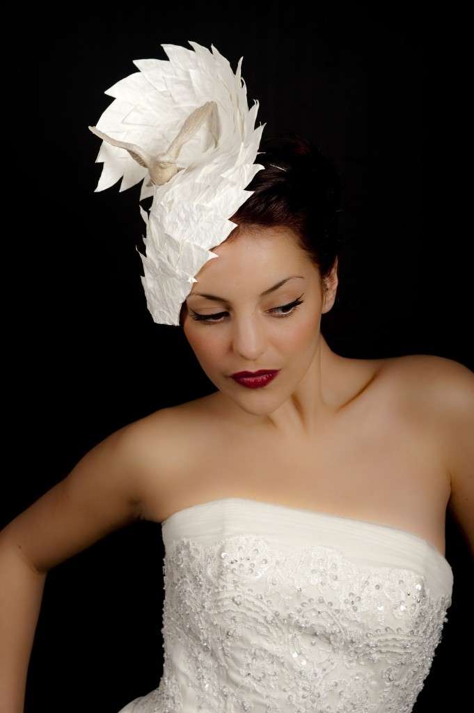 Fascinator da sposa di design