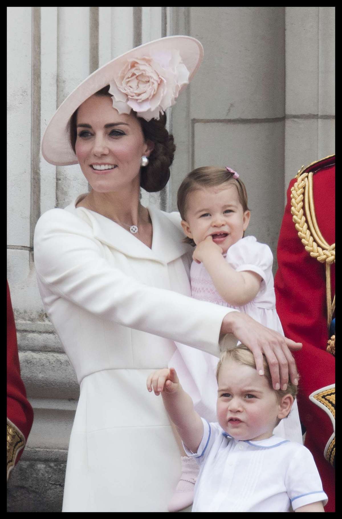 I figli di Kate e William a Buckingham Palace