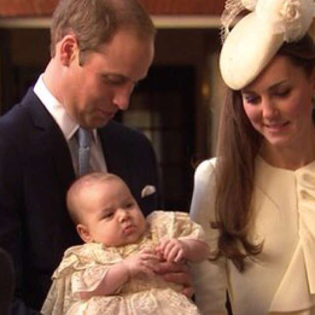 Il Royal Baby con i genitori