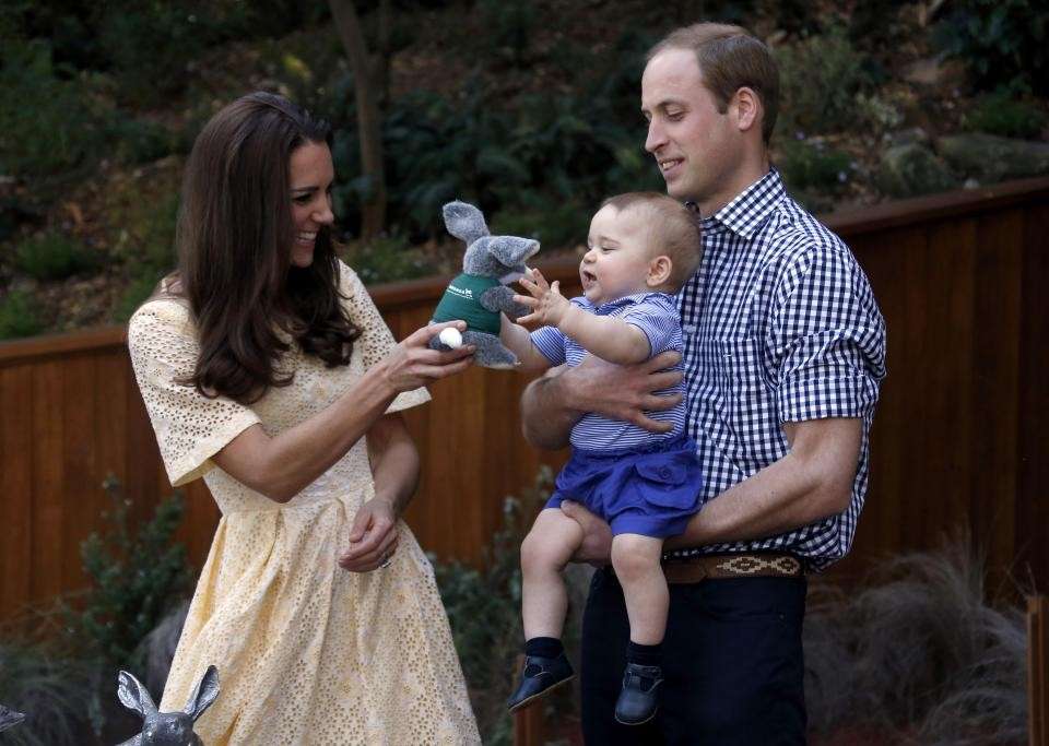 Il Royal Baby riceve in dono un koala peluche