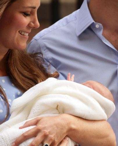 Il saluto del Royal Baby