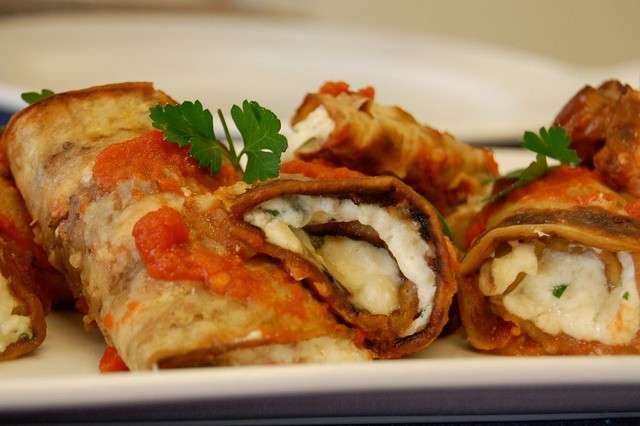 Involtini di melanzane