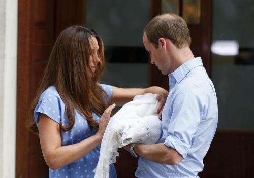 Kate e William con il principino