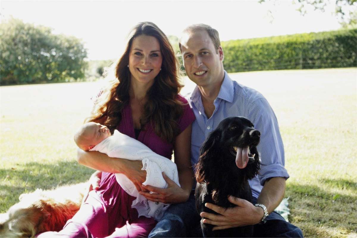 Kate Middleton, principe William e il piccolo principe George