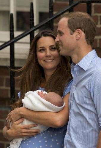Kate radiosa con il piccolo principe