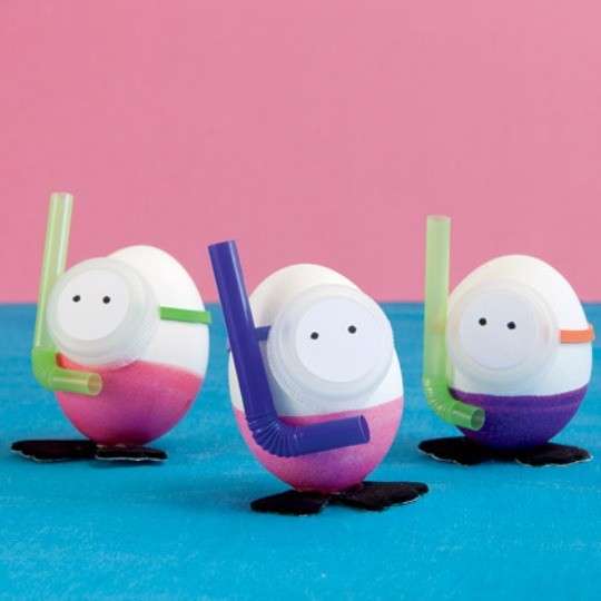 Lavoretti di Pasqua per bambini: le uova sub