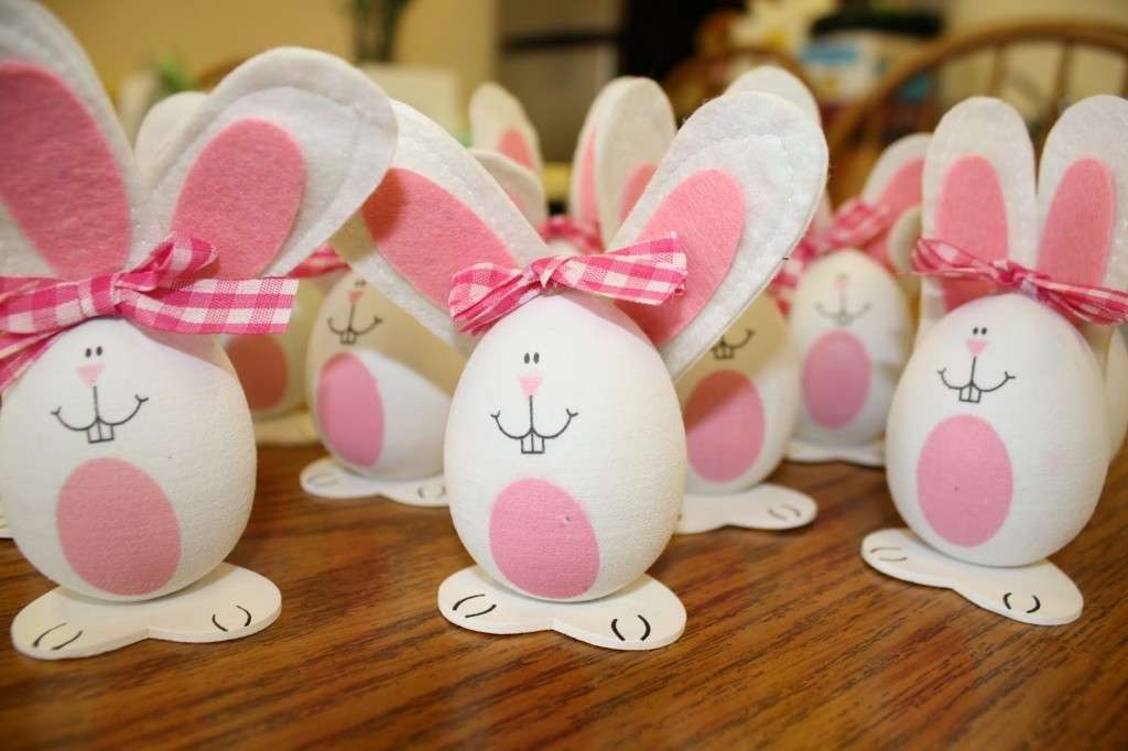 Lavoretti per bambini della scuola primaria: coniglietti pasquali fai da te