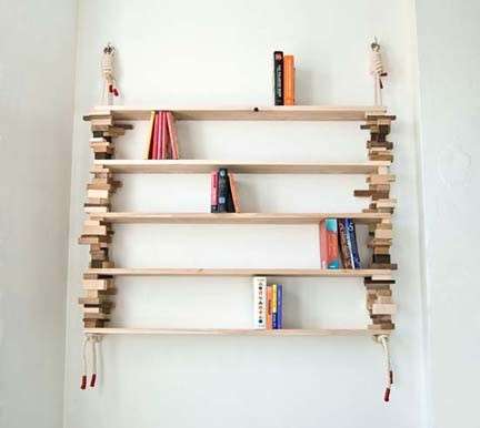 Libreria in legno fai da te