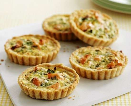 Mini quiche alle verdure