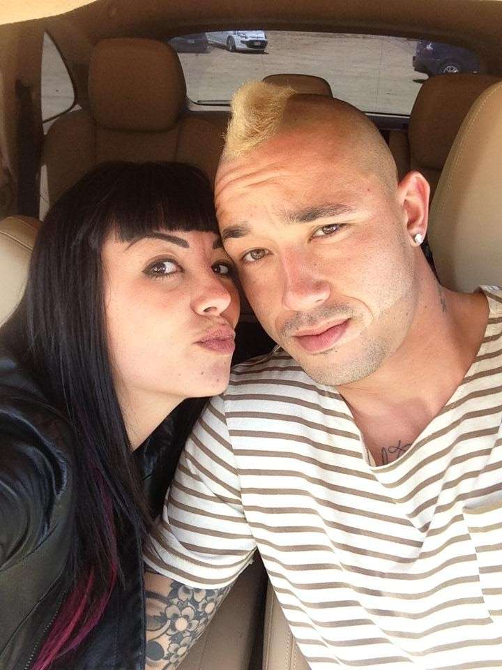 Radja Nainggolan e Claudia Lai