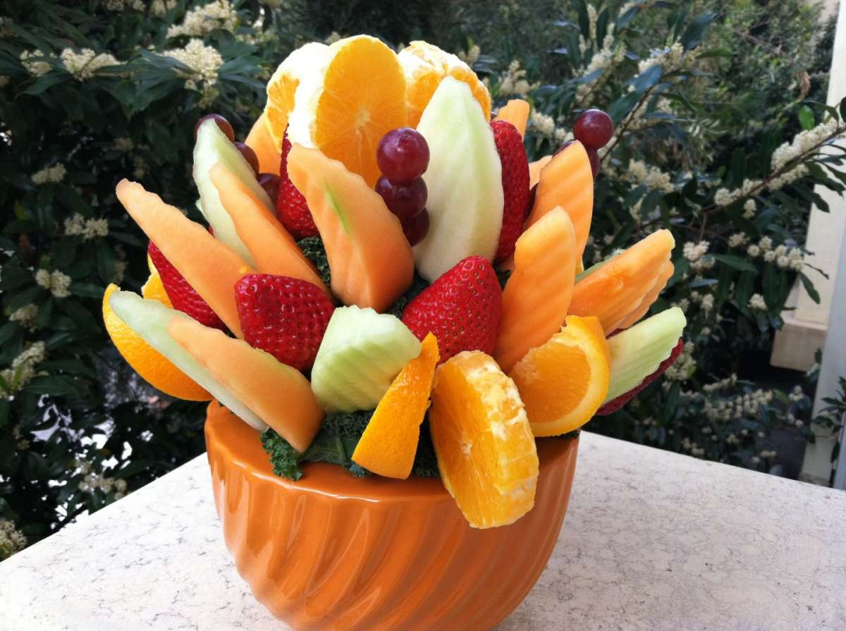 Semplice bouquet di frutta