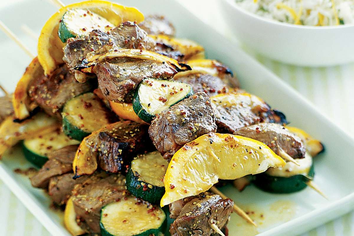 Spiedini carne e limone