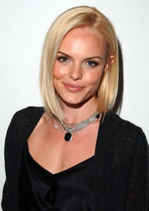 Taglio capelli viso ovale di Kate Bosworth