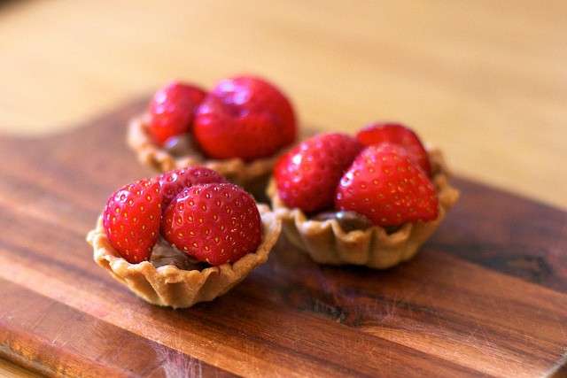 Tartellette alle fragole