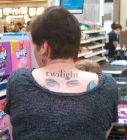 Tatuaggio di Twilight sulla schiena