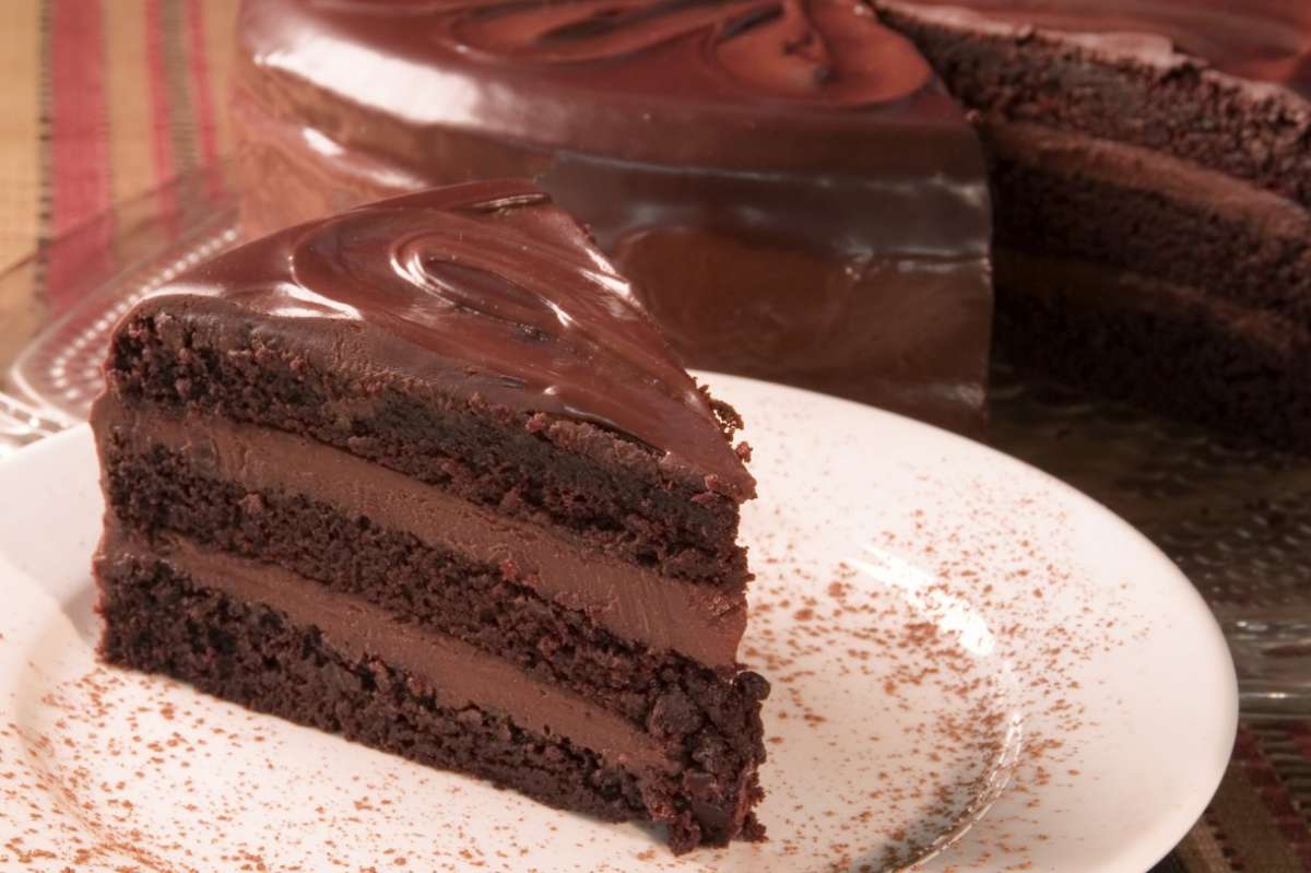 Torta al cioccolato fondente