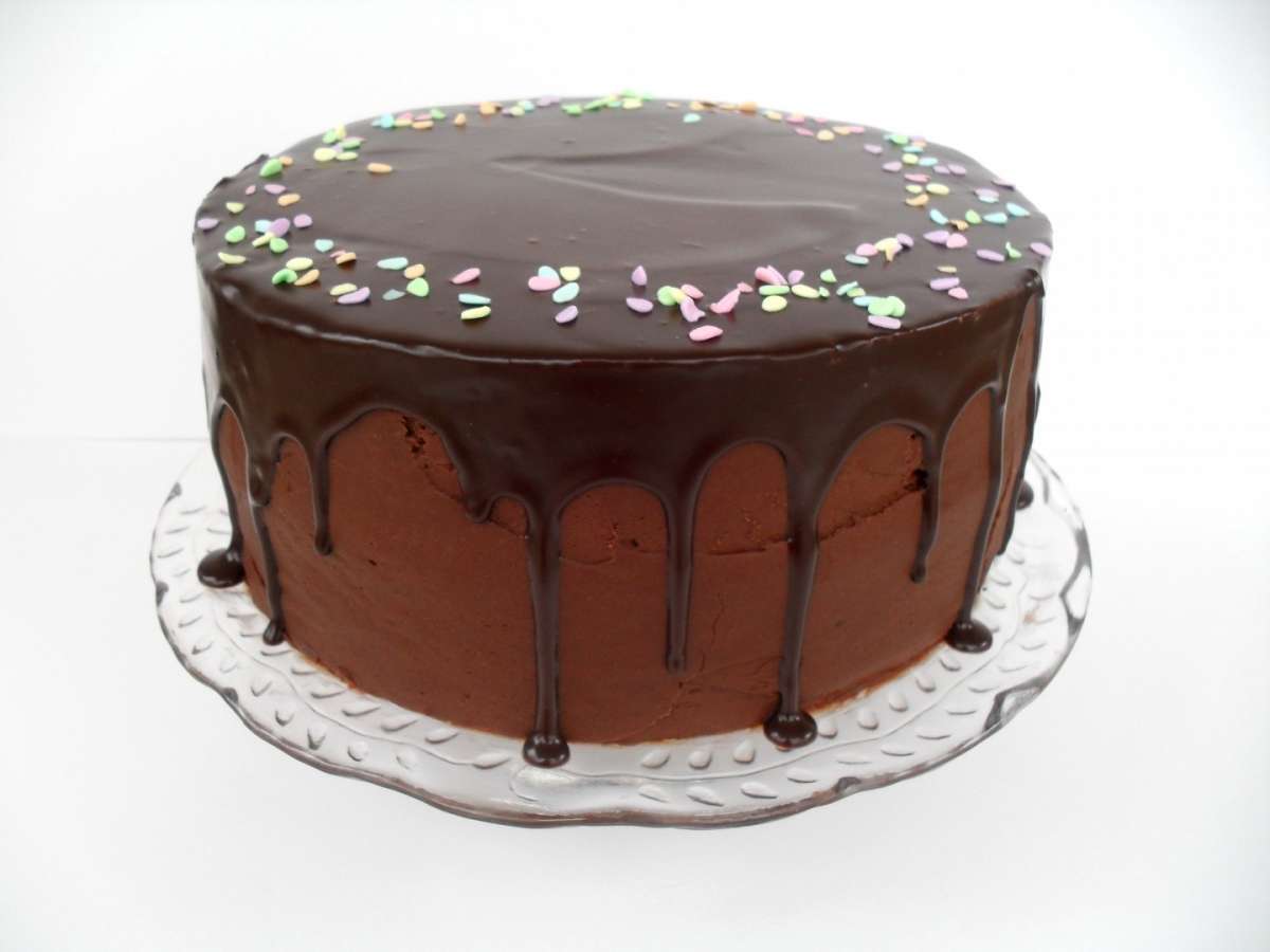 Torta con crema di cioccolato