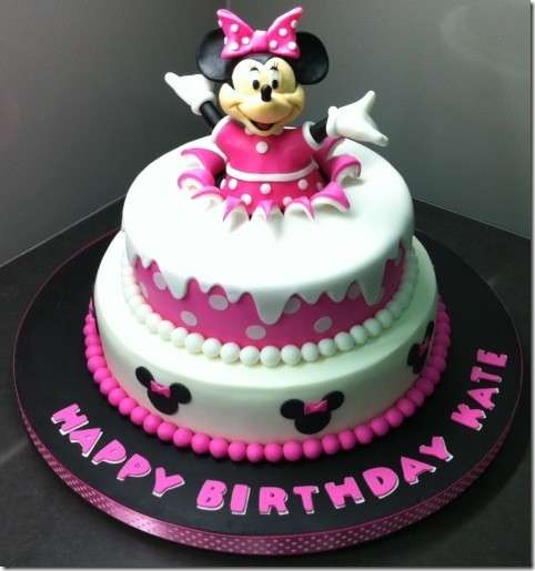 Torta decorata con Minnie