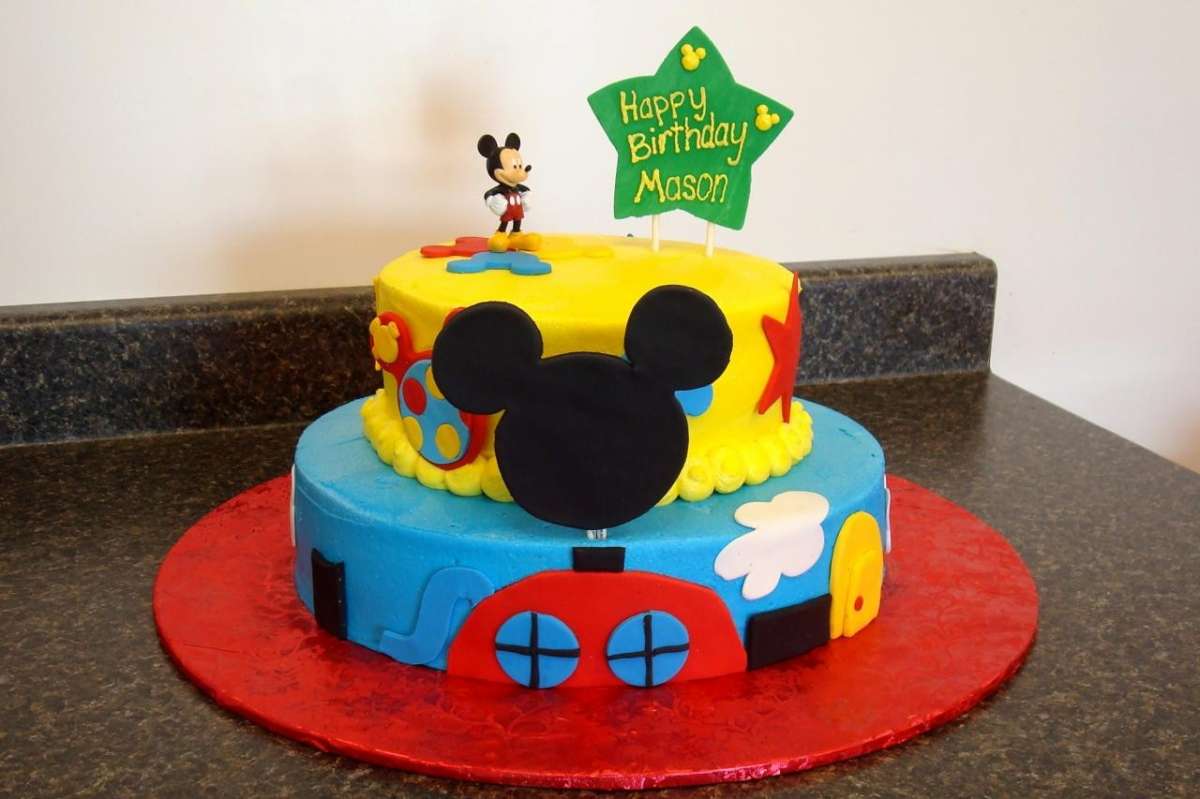 Torta di Topolino bicolor