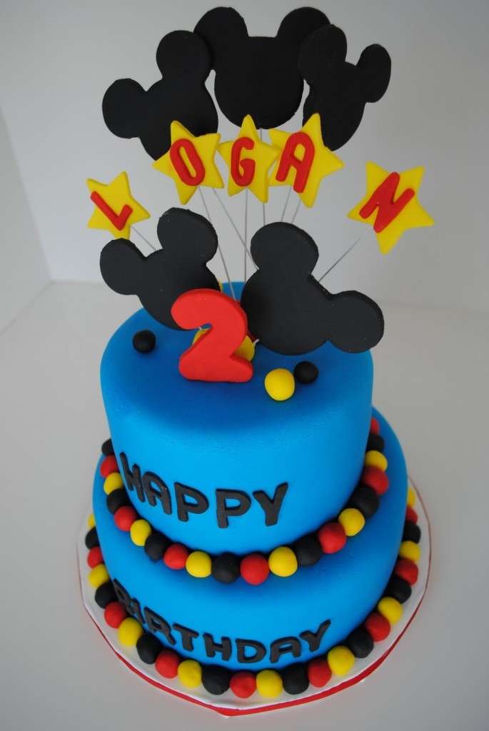 Torta di Topolino con fondente