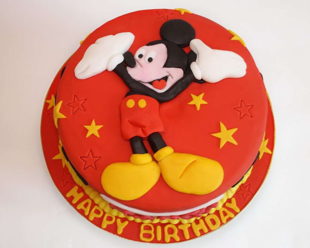 Torta di Topolino rossa