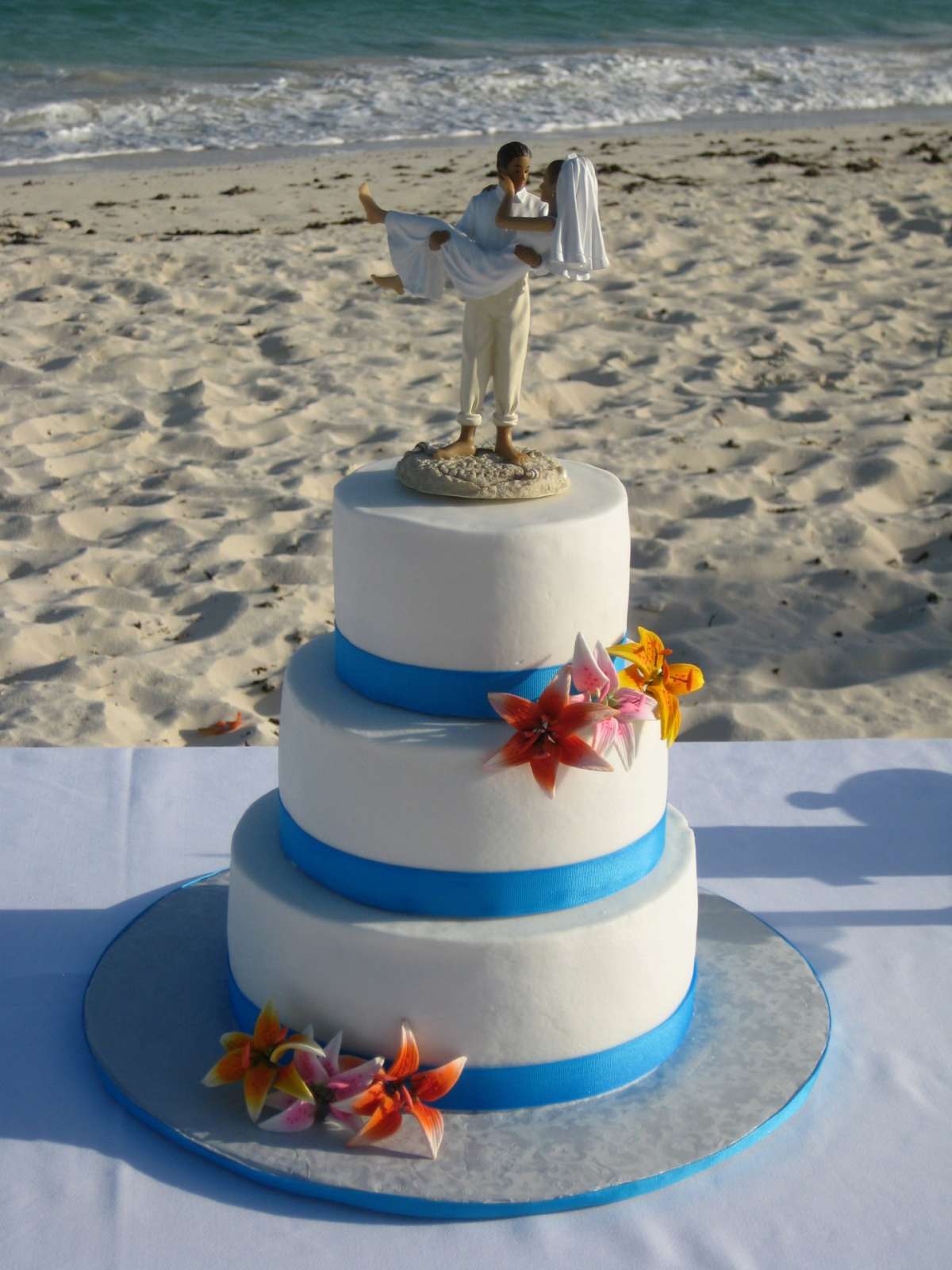 Torta per matrimonio da spiaggia