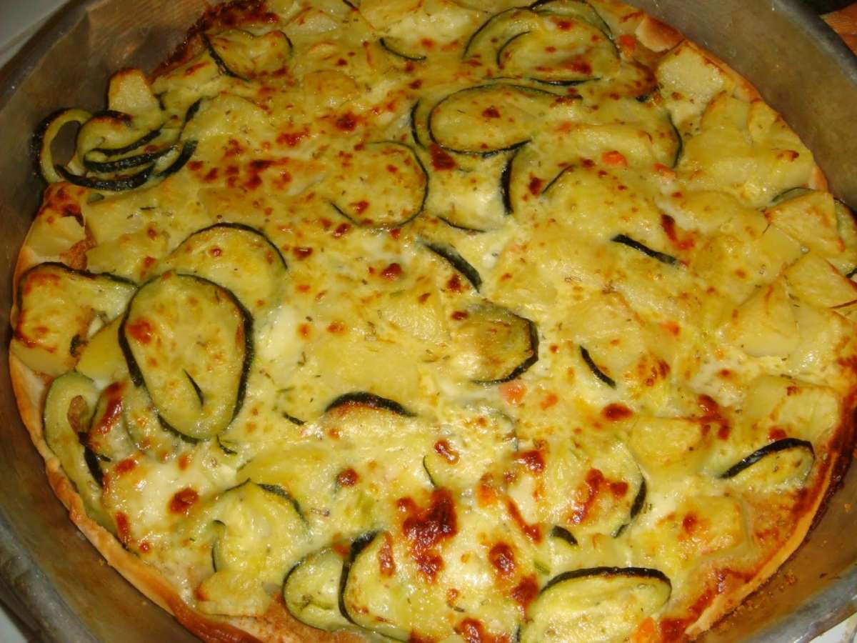 Torta salata alle zucchine