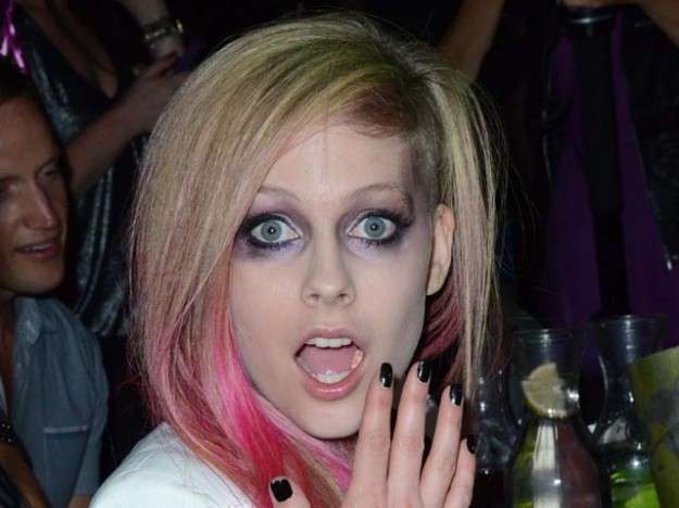 Trucco occhi Avril Lavigne