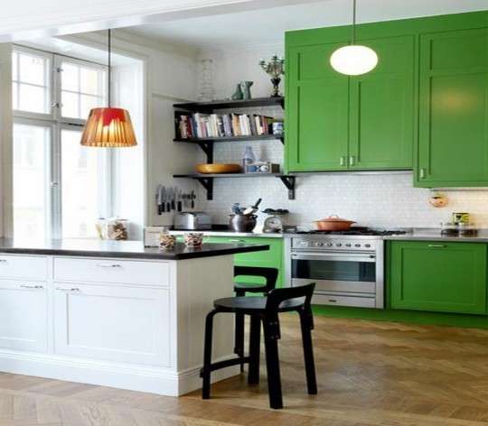 Verde in cucina