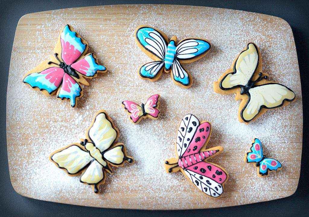 Biscotti a forma di farfalla