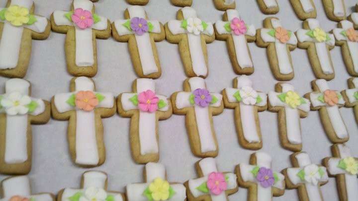 Biscotti colorati per la Prima Comunione