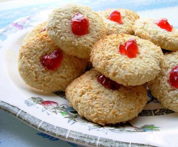 Biscotti con ciliegie candite