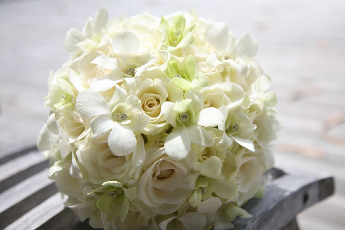 Bouquet con cristalli