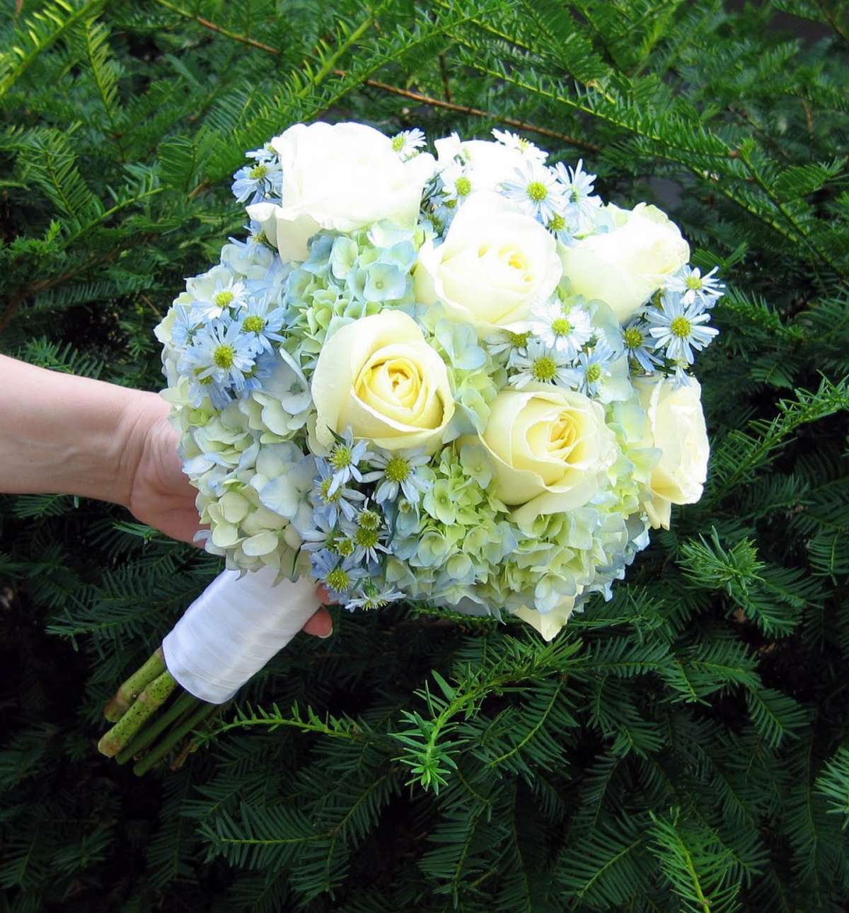 Bouquet sposa estivo delicato