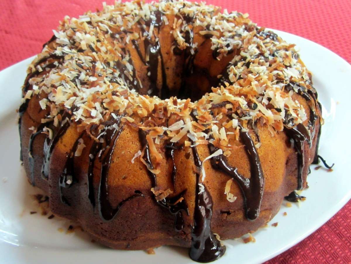 Ciambellone con nutella fusa