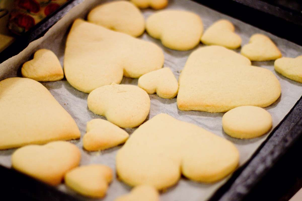 Cuori di biscotti