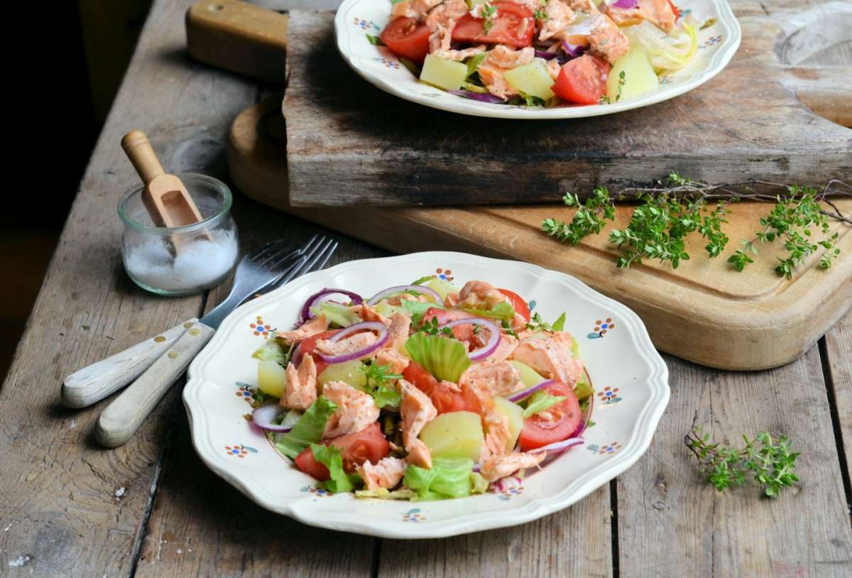 Insalata di salmone