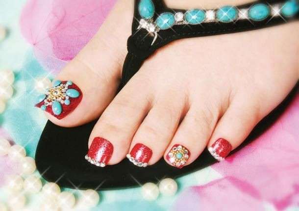 Nail art gioiello