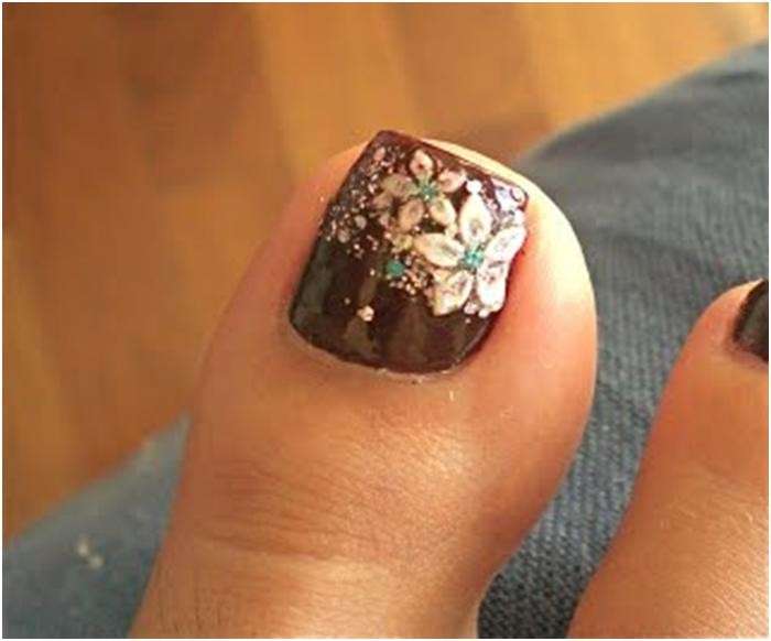 Nail art unghie dei piedi