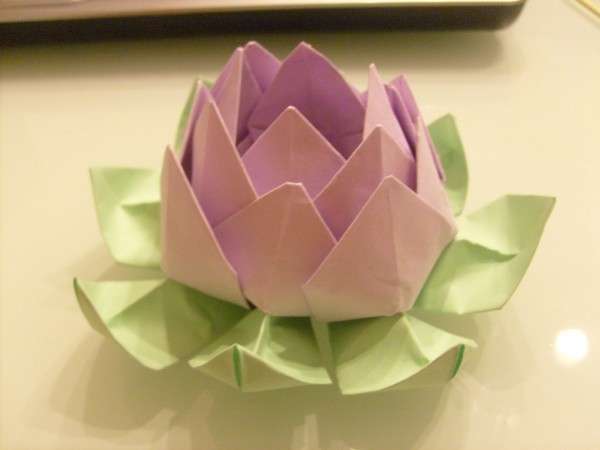 Origami come segnaposto