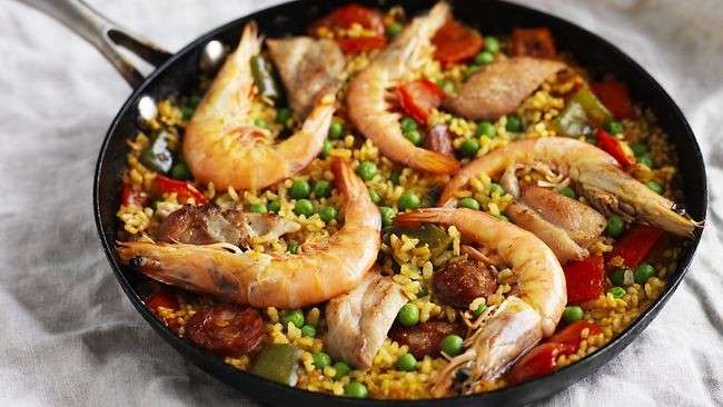 Paella di pesce